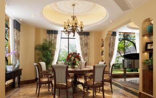 香水湾别墅项目装修设计案例展示！-设计效果图