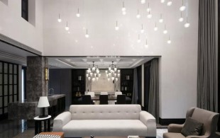 高级灰后现代轻奢别墅设计案例！-完工实景