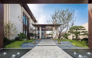 中式风格别墅设计案例赏析-效果图