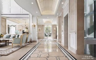 千坪大宅法式风格设计案例展示-完工实景