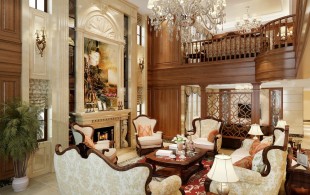 达安圣芭芭花园别墅欧式古典风格设计！-效果图