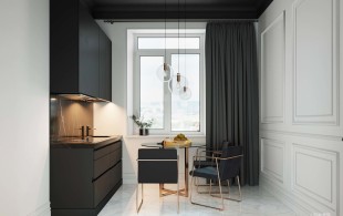 简约中低调的奢华-效果图